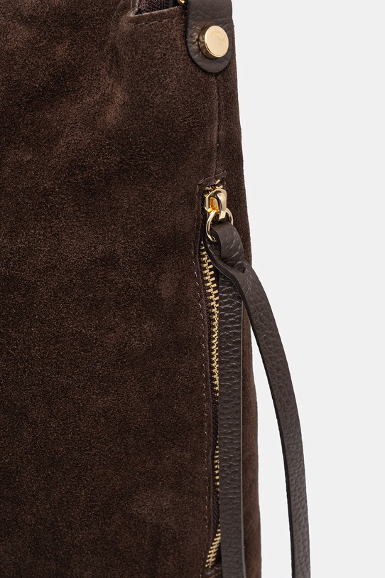 Akcesoria Answear.LAB torebka zamszowa MBP148HO3 brązowy