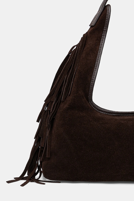 Akcesoria Answear.LAB torebka skórzana 1455.hak brązowy