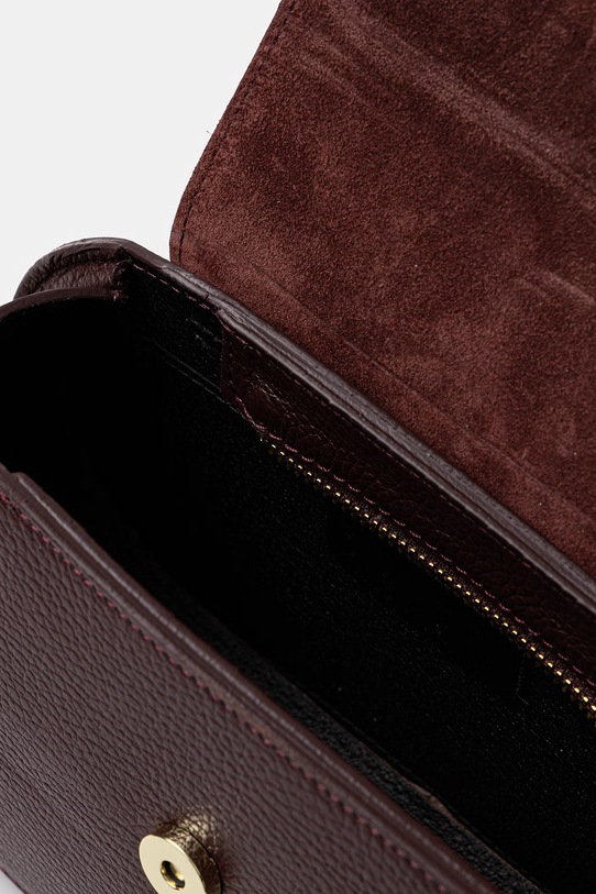 Answear.LAB torebka skórzana 222.iak bordowy