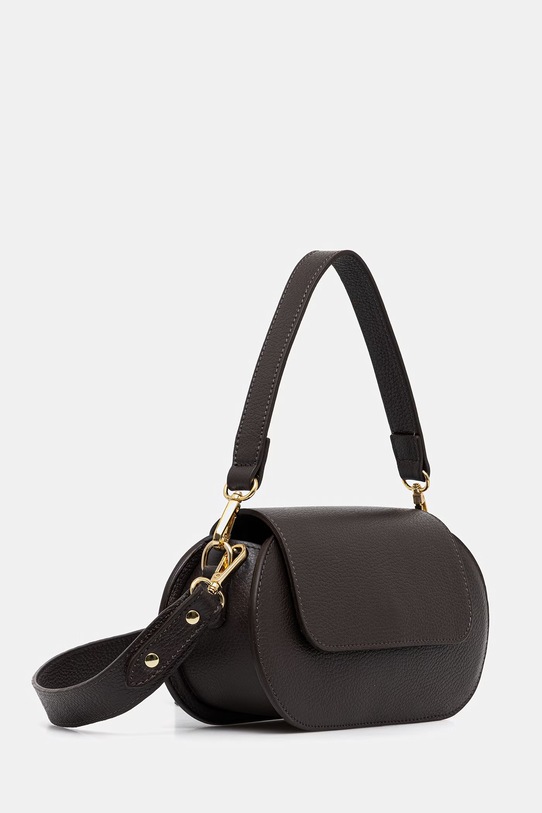 Answear.LAB torebka skórzana 222.iak brązowy WS26