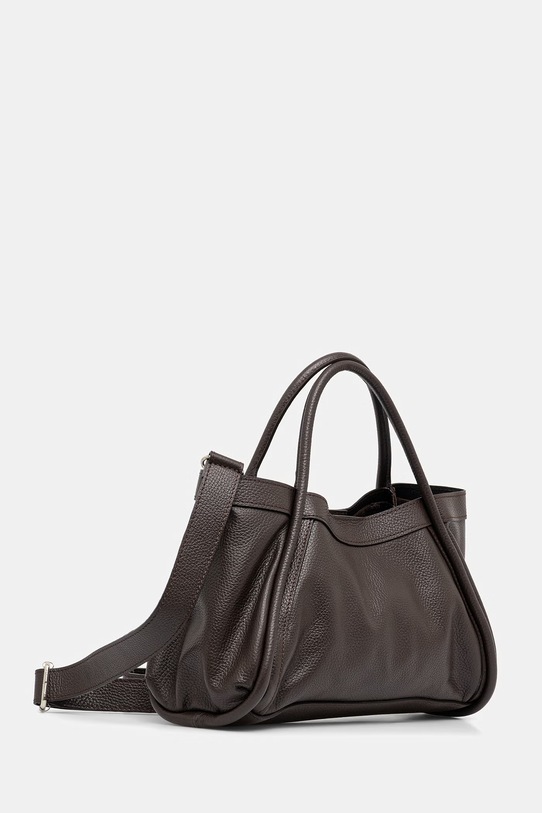 Akcesoria Answear.LAB torebka skórzana 1213.iak brązowy