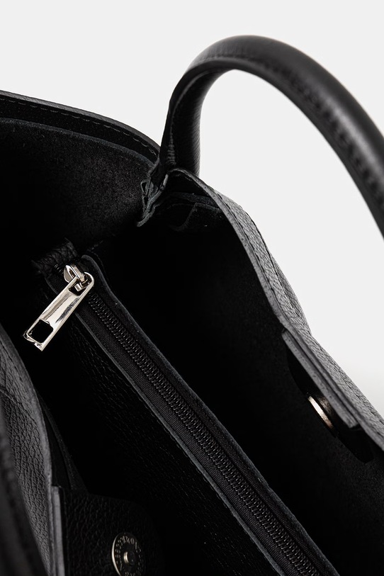 Answear.LAB torebka skórzana 1213.iak czarny