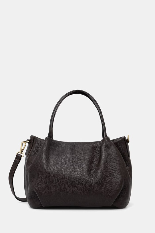 Answear.LAB torebka skórzana skóra licowa brązowy wy111.iak