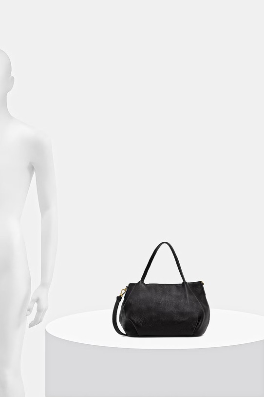 Answear.LAB torebka skórzana wy111.iak czarny