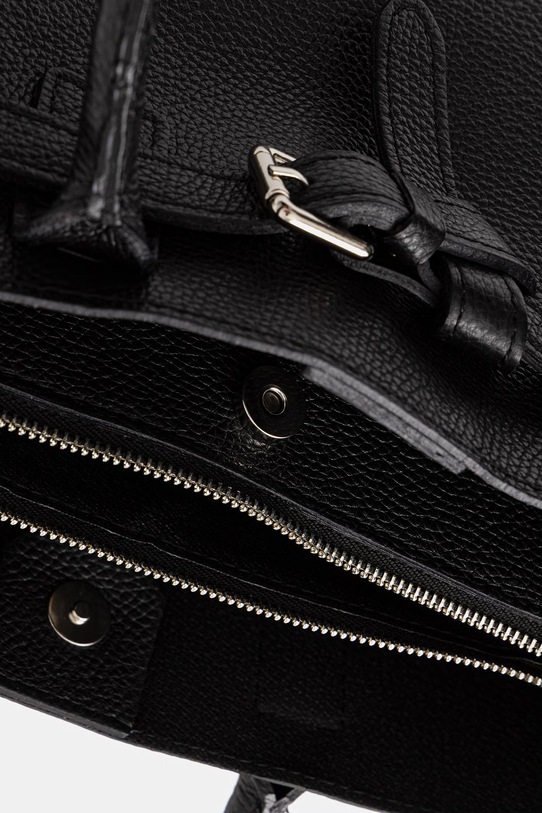 Answear.LAB torebka skórzana el108.iak czarny