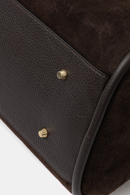 Answear.LAB torebka zamszowa brązowy syb8303.iak