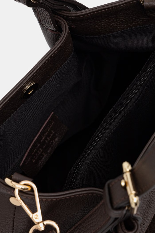 Answear.LAB torebka zamszowa feb0205.iak brązowy