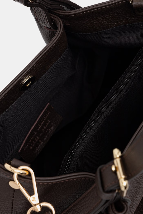 Answear.LAB torebka zamszowa feb0205.iak brązowy