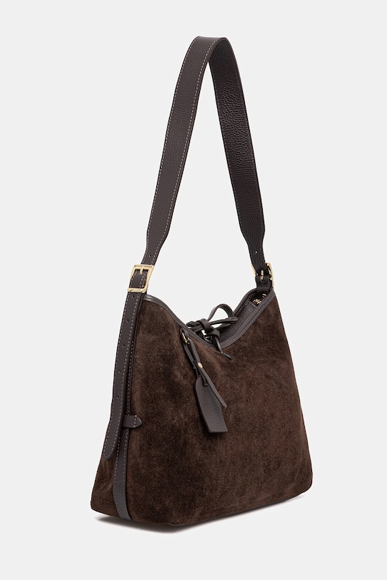 Answear.LAB torebka skórzana lls2207.iak brązowy WS26