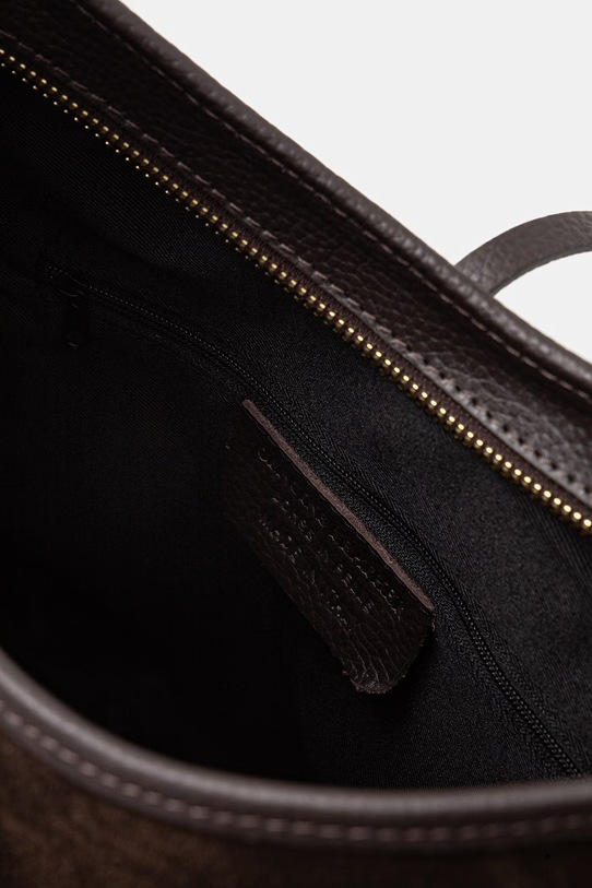 Answear.LAB torebka skórzana lls2207.iak brązowy