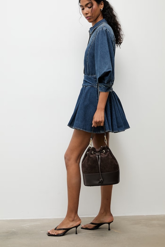 Answear.LAB сумка-мешок для женщин замшевая WS26-TOD102