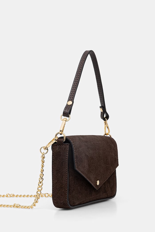 Answear.LAB kopertówka zamszowa ayp1161.iak brązowy WS26