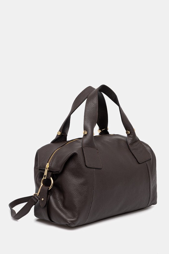 Answear.LAB torba skórzana iab02714.iak brązowy WS26