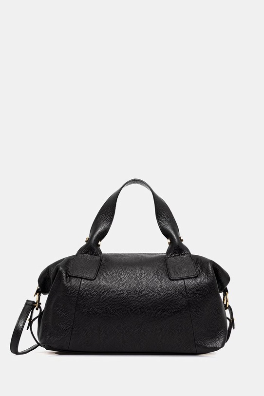 Answear.LAB torba skórzana skóra licowa czarny iab02714.iak