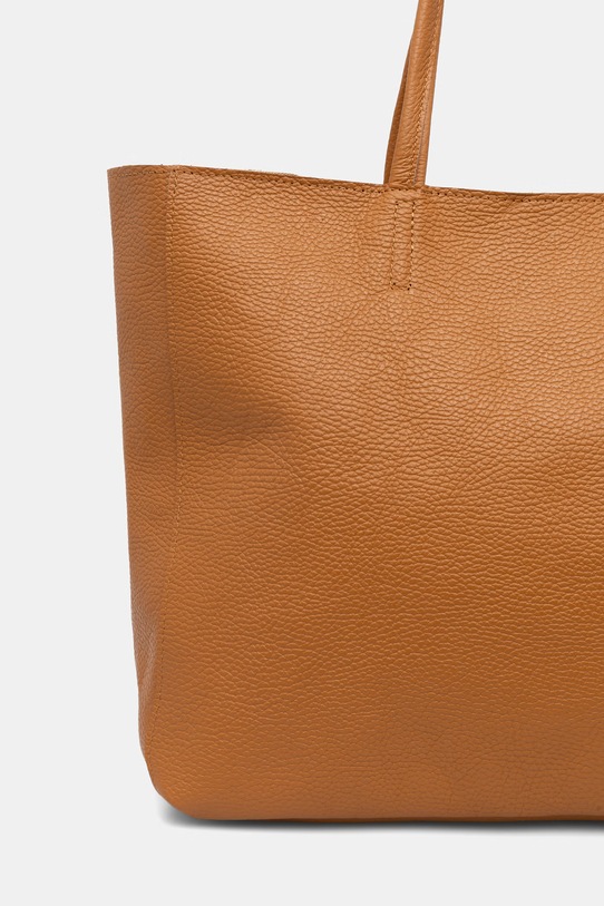 Akcesoria Answear.LAB torebka shopper damska skórzana 755.podszewka.hak brązowy