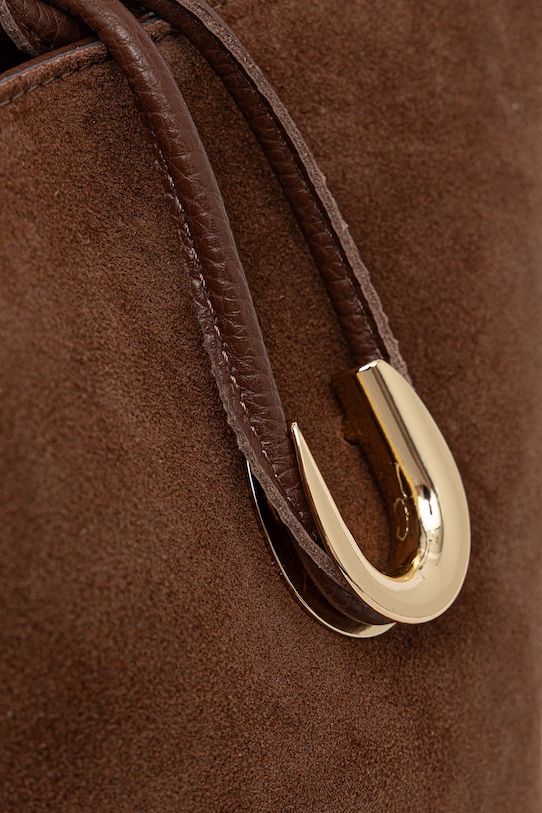 Answear.LAB сумка-шкатулка для женщин из замши коричневый 1457.hak