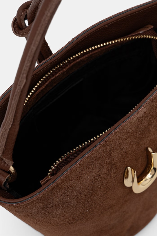 Answear.LAB сумка-шкатулка для женщин из замши 1457.hak коричневый