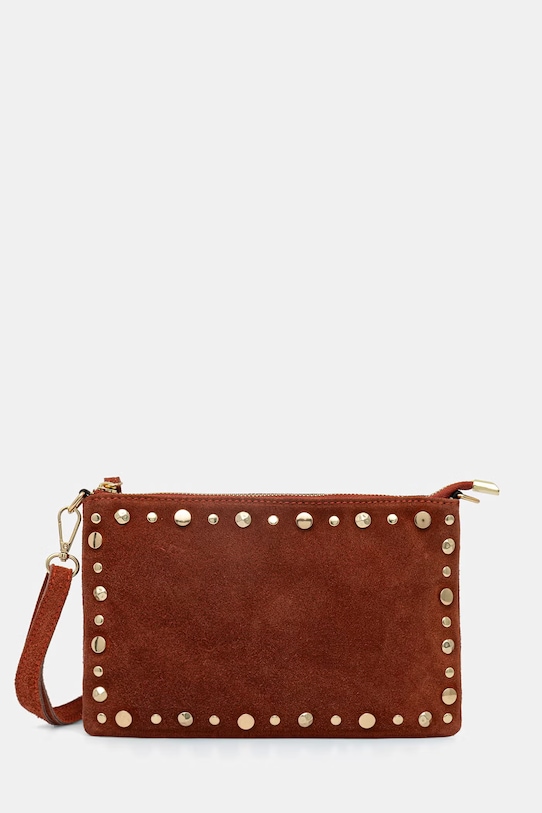 Answear.LAB torebka crossbody damska zamszowa pomarańczowy WS26-TOD131