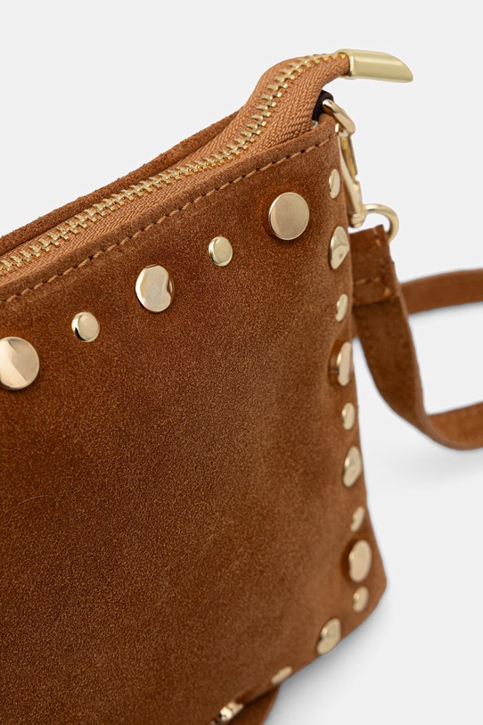 Answear.LAB torebka crossbody damska zamszowa brązowy WS26-TOD131