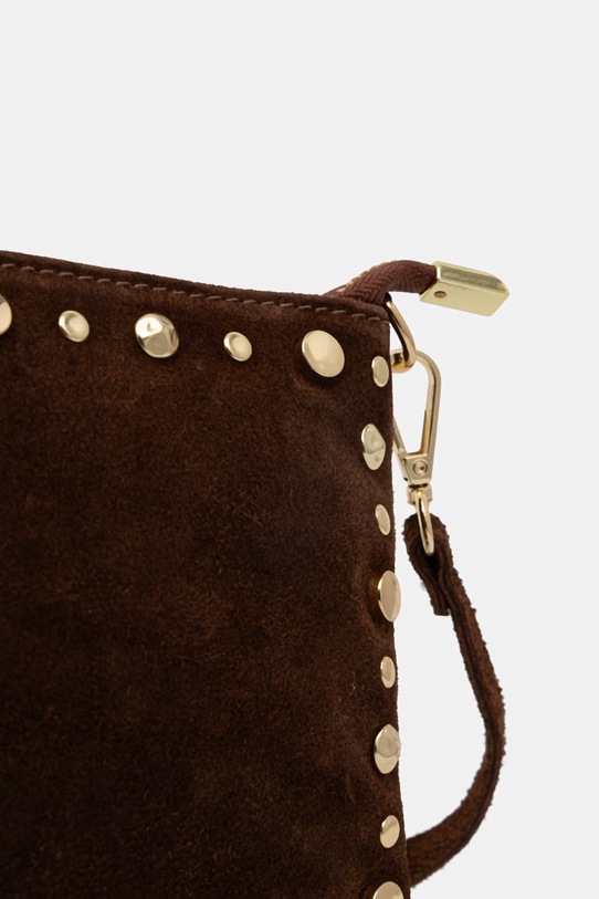 Answear.LAB torebka crossbody damska zamszowa brązowy WS26-TOD131