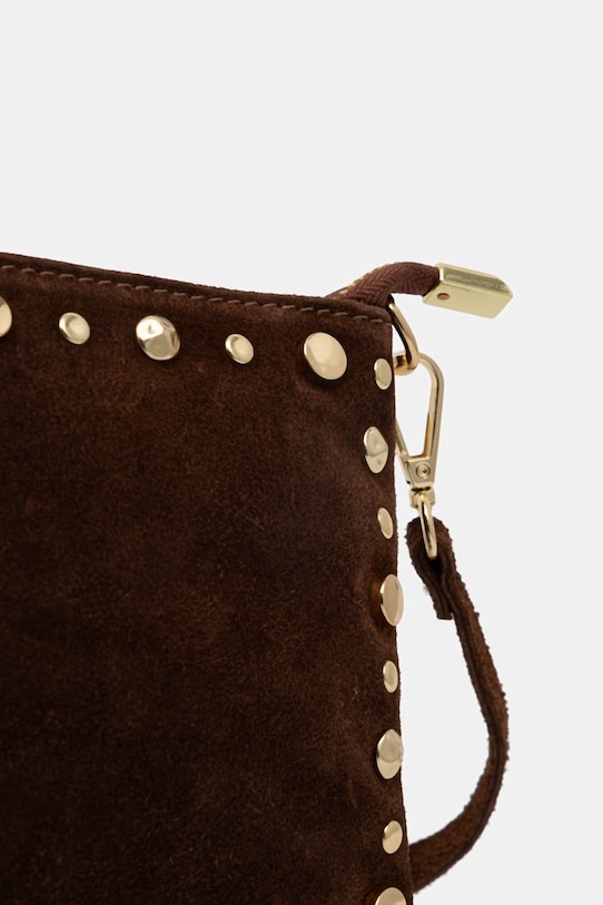 Answear.LAB torebka crossbody damska zamszowa brązowy WS26-TOD131