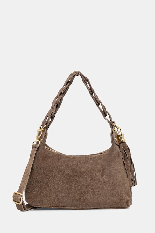 Answear.LAB χιαστί Γυναικεία δέρμα σουέτ καφέ 1486.hak