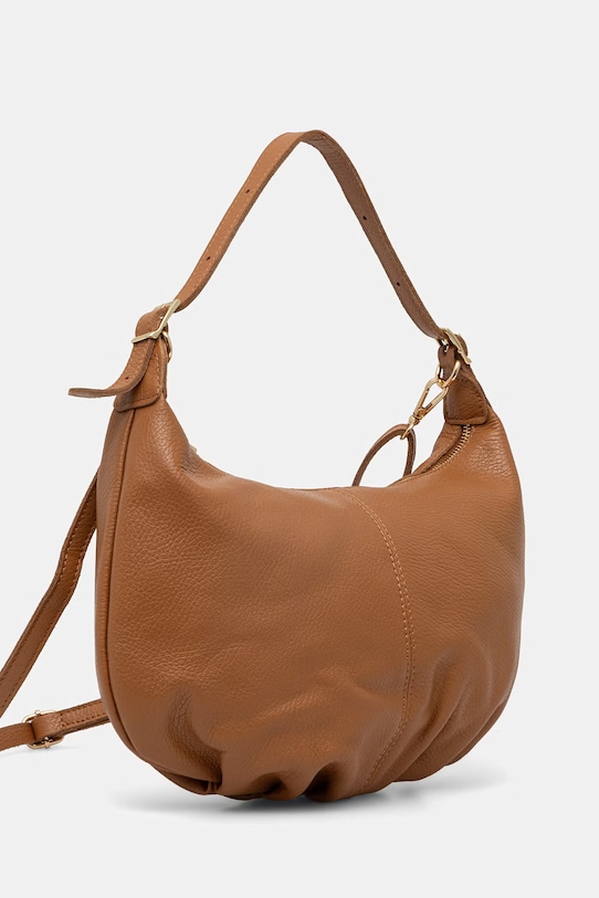 Answear.LAB torebka crossbody damska skórzana WS26-TOD133 brązowy WS26