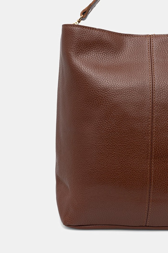 Аксесуари Answear.LAB сумка-шопер жіноча шкіряна 1179.hak коричневий