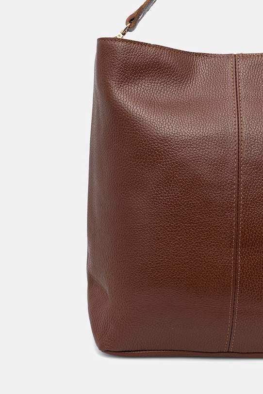 Аксесуари Answear.LAB сумка-шопер жіноча шкіряна 1179.hak коричневий