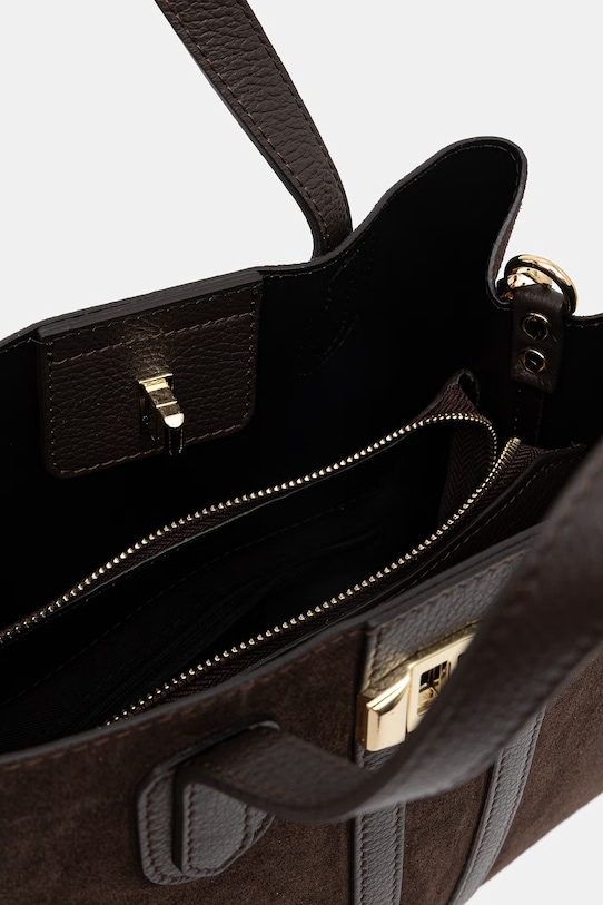 Answear.LAB aktovka dámska semišová WS26-TOD163 hnedá