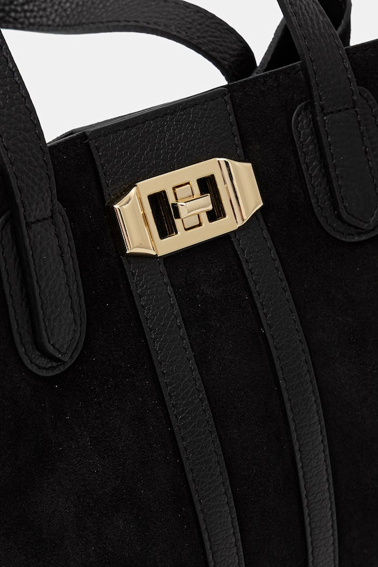 Answear.LAB aktovka dámska semišová čierna WS26-TOD163