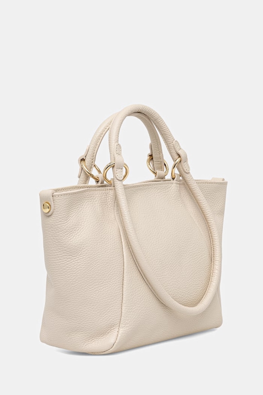 Answear.LAB torebka shopper damska skórzana WS26-TOD164 beżowy WS26