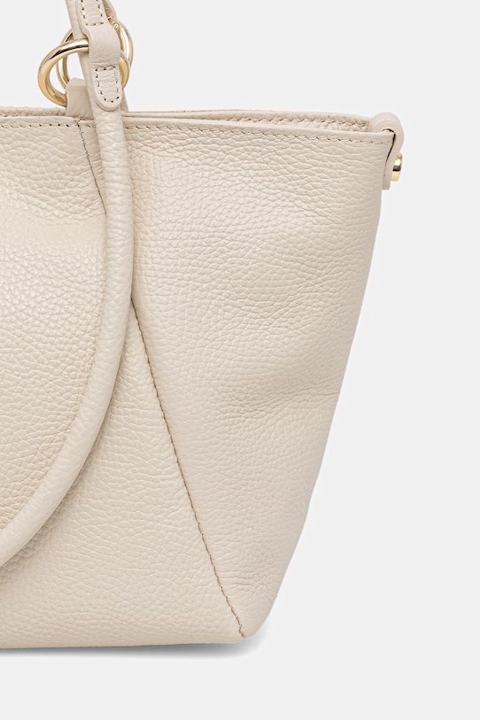 Akcesoria Answear.LAB torebka shopper damska skórzana WS26-TOD164 beżowy