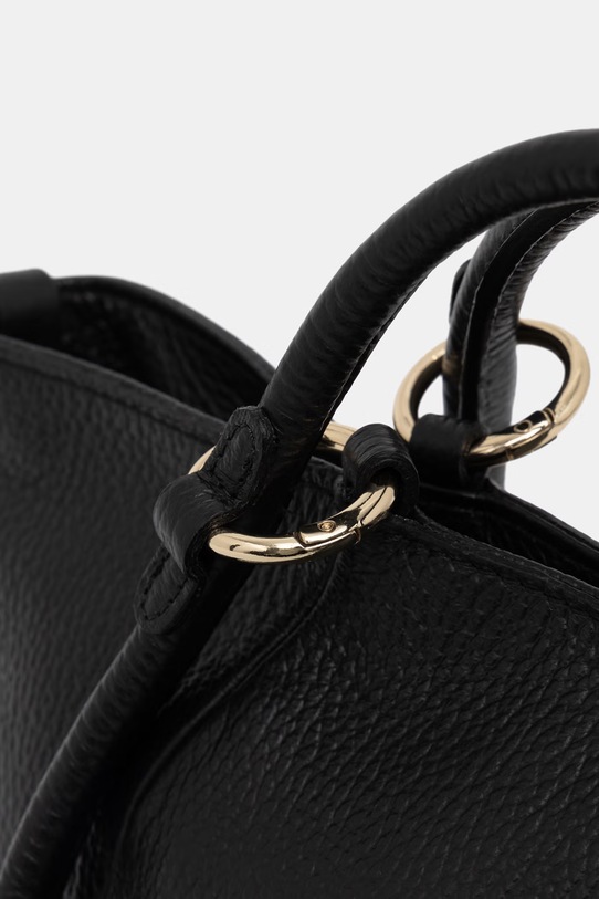 Answear.LAB torebka shopper damska skórzana czarny WS26-TOD164