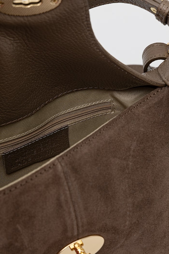 Answear.LAB torebka crossbody damska skórzana c00056 brązowy