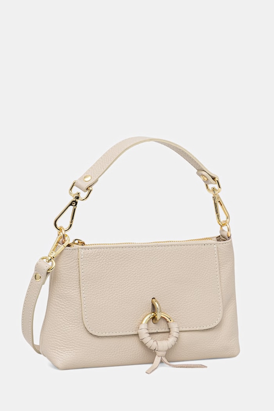 Answear.LAB listová kabelka dámska kožená a00046 béžová WS26