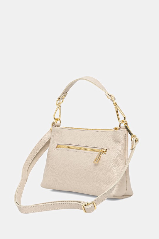 Akcesoria Answear.LAB listonoszka damska skórzana a00046 beżowy