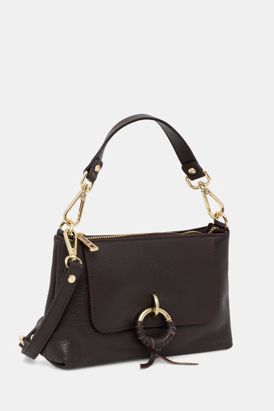 Answear.LAB listonoszka damska skórzana a00046 brązowy WS26