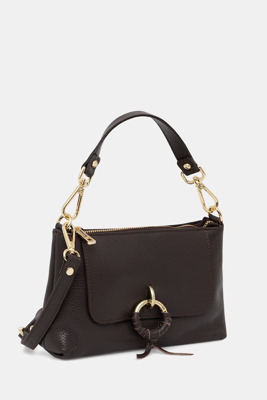 Answear.LAB listová kabelka dámska kožená a00046 hnedá WS26