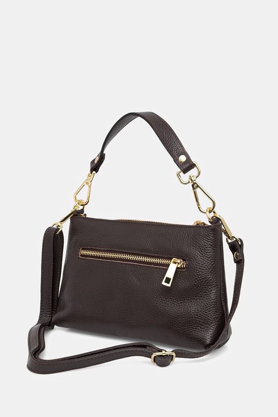 Akcesoria Answear.LAB listonoszka damska skórzana a00046 brązowy