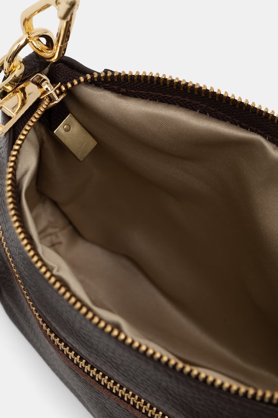 Answear.LAB listová kabelka dámska kožená a00046 hnedá