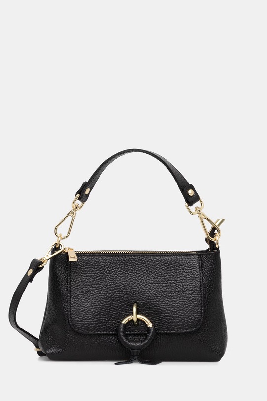 Answear.LAB listonoszka damska skórzana czarny a00046