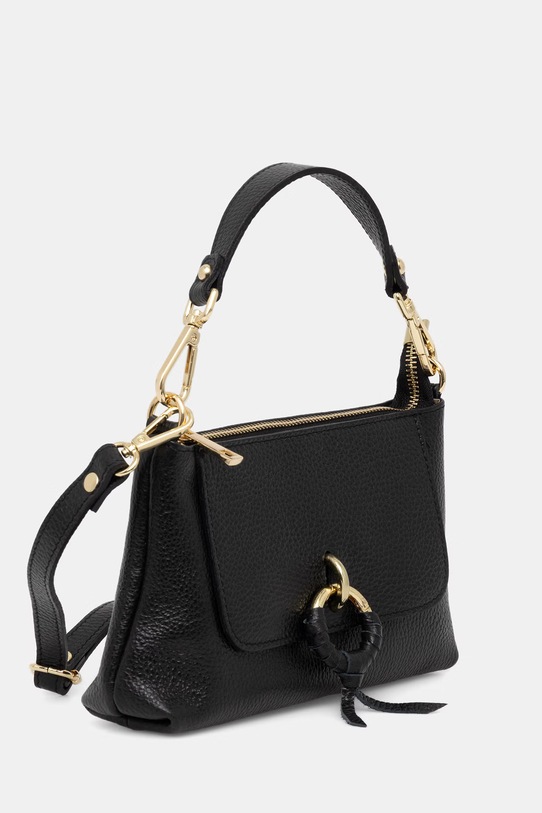 Answear.LAB listonoszka damska skórzana a00046 czarny WS26