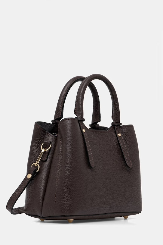 Answear.LAB torebka damska skórzana WS26-TOD171 brązowy WS26