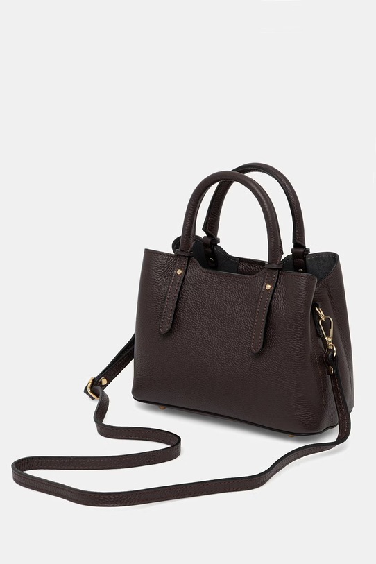 Akcesoria Answear.LAB torebka damska skórzana WS26-TOD171 brązowy