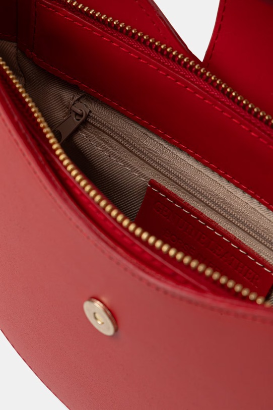 Answear.LAB torebka damska skórzana WS26-TOD172 czerwony