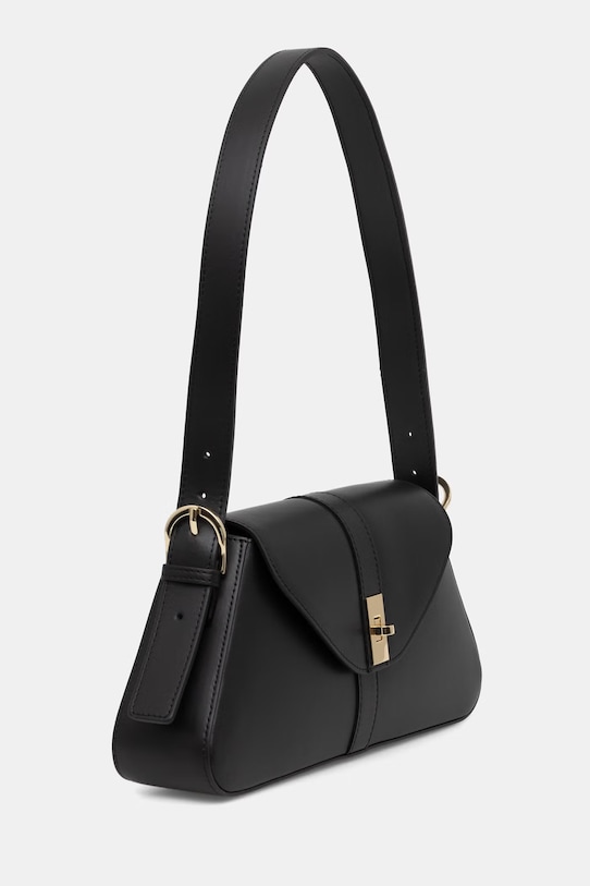 Answear.LAB kabelka dámska kožená a00093 čierna WS26