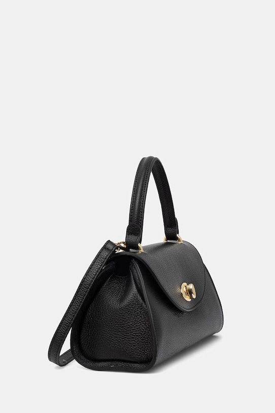 Answear.LAB kabelka dámska kožená WS26-TOD175 čierna WS26