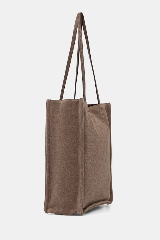 Answear.LAB torebka damska zamszowa WS26-TOD178 brązowy WS26