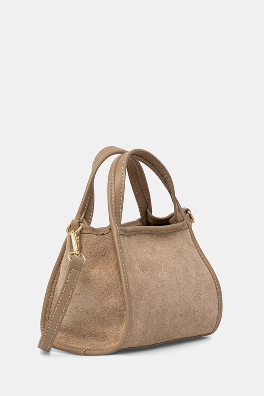 Answear.LAB torebka damska zamszowa WS26-TOD179 beżowy WS26